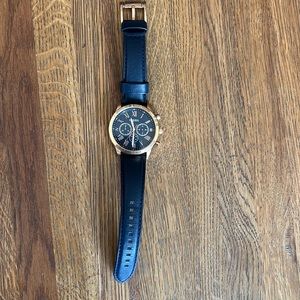 Navy Fossil Watch